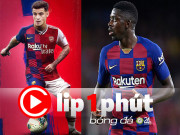 Bóng đá - Liverpool và Arsenal chờ nổ &quot;bom tấn&quot;, MU rước SAO Barca nếu lỡ Sancho (Clip 1 phút Bóng đá 24H)