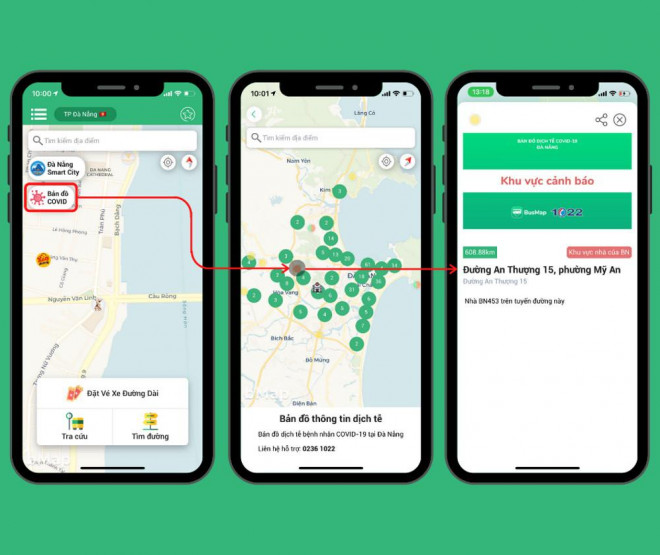 &#39;Bản đồ Covid&#39; của BusMap: Chủ động vị trí, tránh dịch Cô-vy - 2