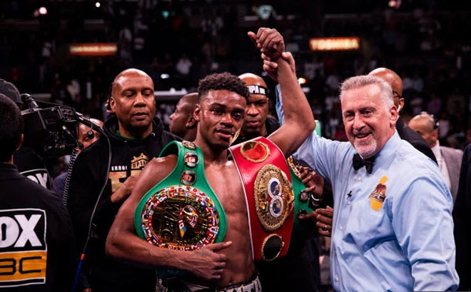 6. Errol Spence Jr (26 thắng, 0 thua). Bảng xếp hạng dựa nhiều vào thành tích thắng - thua của các tay đấm nên võ sĩ 30 tuổi người Mỹ đứng rất cao.