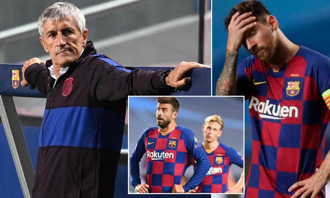 Setien đã đoán trước số phận của mình sau khi Barca thua Bayern 2-8