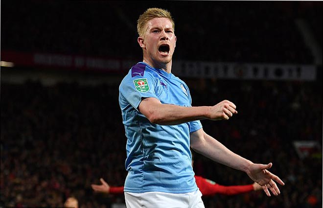 De Bruyne thể hiện phong độ cao ở mùa giải năm nay