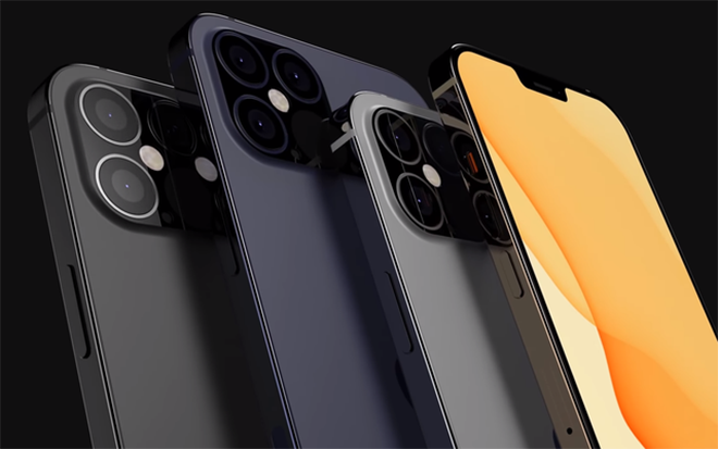 Ảnh concept bộ tứ&nbsp;iPhone 12.