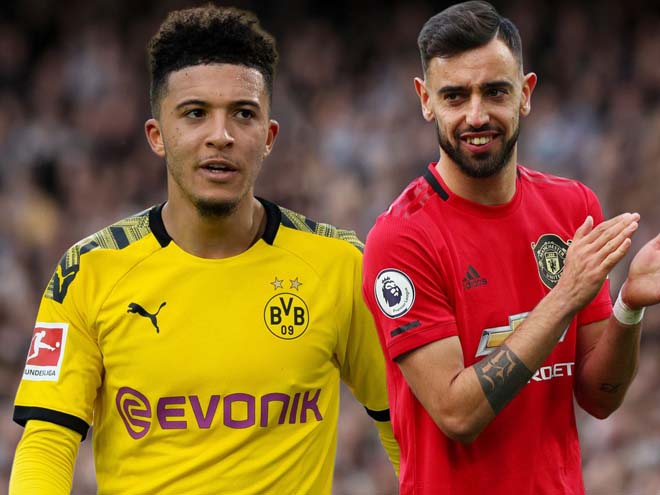 Từ thành công của Bruno Fernandes, MU hứa hẹn sẽ chi đậm cho Jadon Sancho