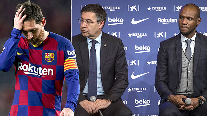 Messi thất vọng khi Bartomeu không từ chức Chủ tịch Barca và dù Abidal vừa mất ghế&nbsp;Giám đốc điều hành CLB này