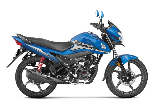 2020 Honda Livo BS6 bản phanh đĩa màu xanh.