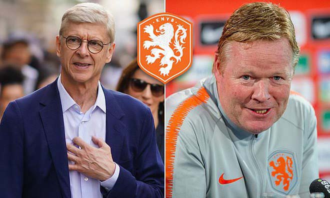 HLV Wenger không thay thế Koeman ở ĐT Hà Lan