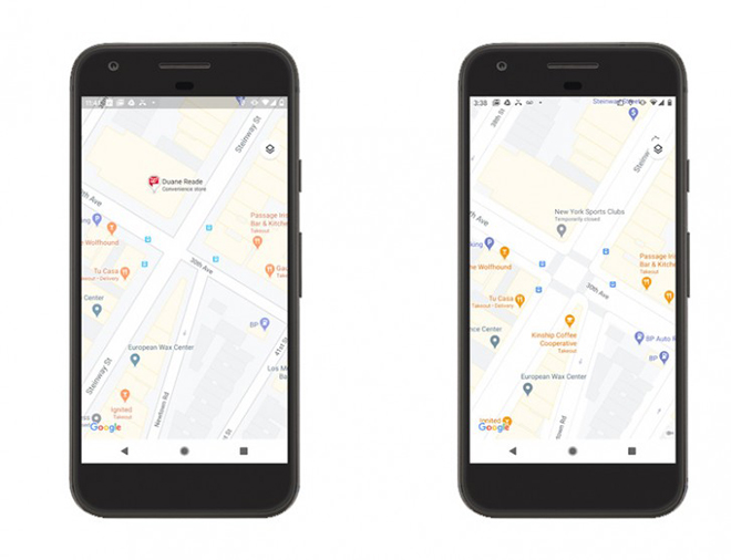 Google Maps sẽ hiển thị chi tiết và chính xác hơn.