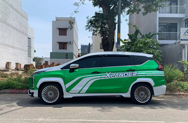 Mitsubishi Xpander độ mâm như Maybach với màu sơn ngoại thất tưởng là Grabcar - 6