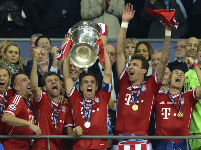 Bayern đang có cơ hội tái hiện cú ăn ba của mùa giải 2012/13