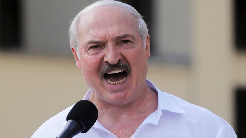 Tổng thống Belarus Alexander Lukashenko. Ảnh: ABC