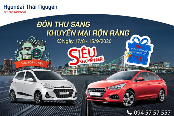 Hyundai Thái Nguyên “Đón thu sang – khuyến mãi rộn ràng” - 1
