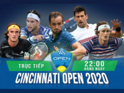 Thể thao - Lịch thi đấu tennis đơn nam Cincinnati Masters 2020