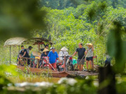 Tin tức trong ngày - Lạ lẫm bãi giữa sông Hồng những ngày ngập sâu khi nước lũ tràn về