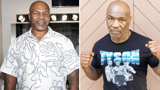 Mike Tyson trước đây có thân hình đẫy đà nhưng ông đã giảm đến 60 kg để sở hữu vóc dáng thon gọn hơn trước