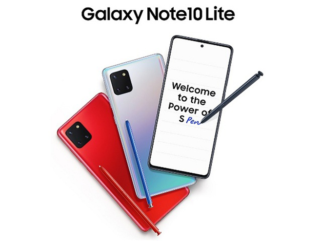 Galaxy Note 10 Lite có 3 camera sau 12MP.