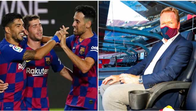 Busquets dễ mất suất đá chính sau buổi gặp riêng HLV Koeman kéo dài nửa giờ ngày 25/8