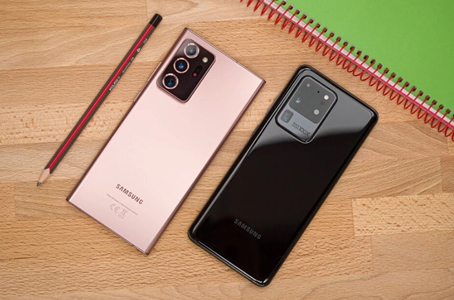 Galaxy Note 20 Ultra và Galaxy S20 Ultra.