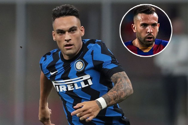 Barca sẵn sàng "hy sinh" Jordi Alba để chiêu mộ Lautaro Martinez