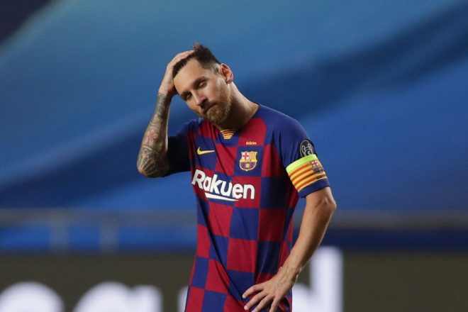 Messi sẵn sàng giảm lương để chia tay Barca