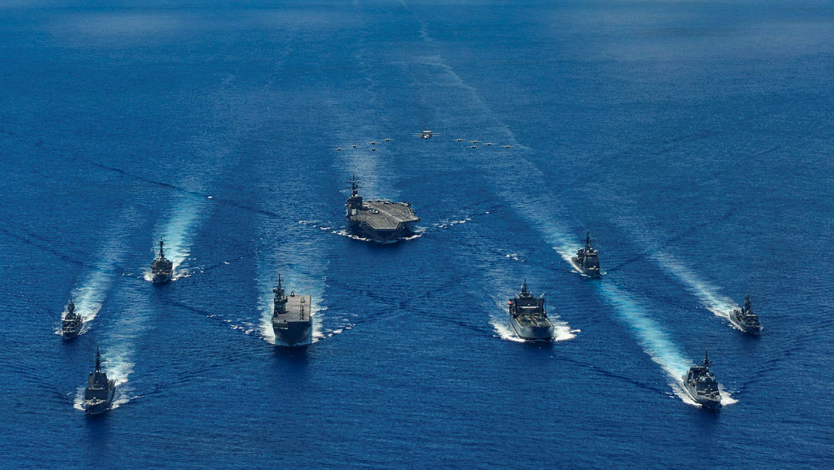 Mỹ cho rằng việc Trung Quốc phóng tên lửa ở Biển Đông là “không đáng lo ngại” (ảnh: Stripes)