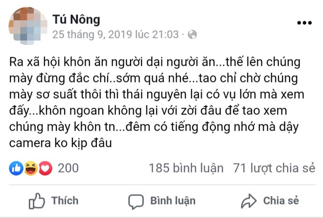 Những dòng trạng thái&nbsp;của Tú