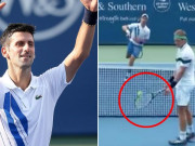 Thể thao - Djokovic tung cú đánh &quot;1 triệu lần có 1&quot; gây sốt giải Cincinnati Masters