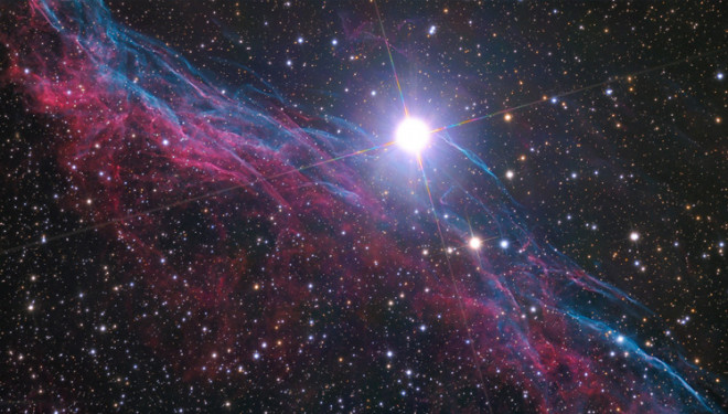 Ảnh minh họa của NASA về một siêu tân tinh