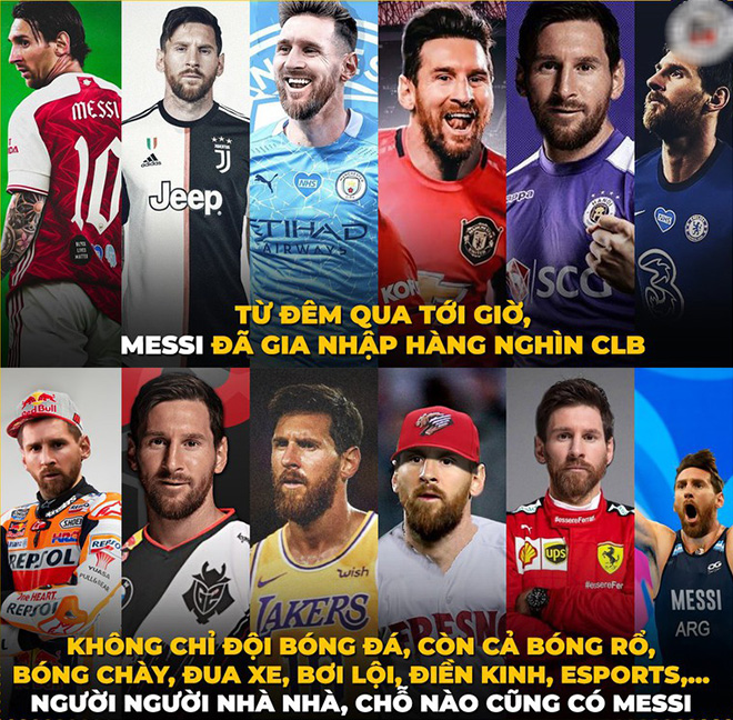 Không chỉ riêng bóng đá mà các môn thể thao khác cũng muốn ký hợp đồng cùng Messi.