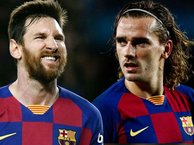 Messi và Griezmann bị cho là không có mối quan hệ tốt