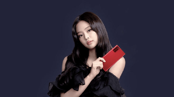 Galaxy Note 20 và nữ minh tinh Jennie - BLACKPINK.
