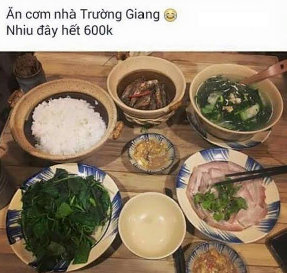 Quán cơm của&nbsp;Trường Giang từng bị chê giá “cắt cổ”