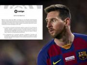 Bóng đá - Nóng: La Liga hợp sức Barca tung đòn &quot;hội đồng&quot; Messi, quyết đòi 700 triệu euro