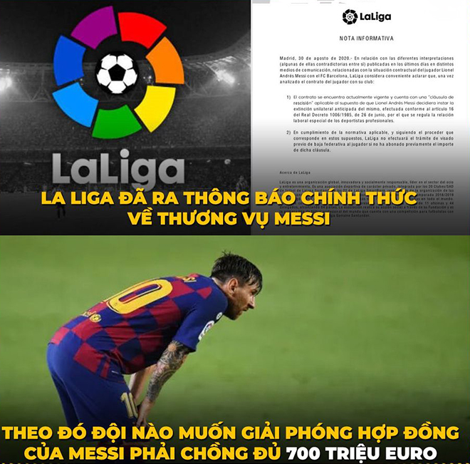 Cả La Liga và Barca đang làm mọi cách để giữ chân Messi.