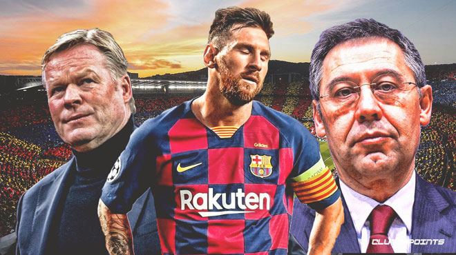 Messi "đại chiến" với Bartomeu và Koeman