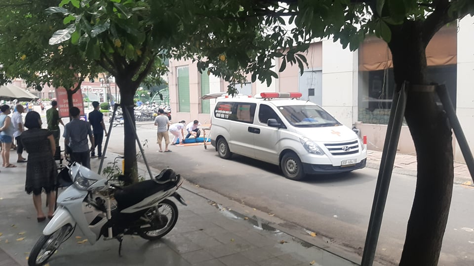 &nbsp;Lực lượng chức năng có mặt tại hiện trường.