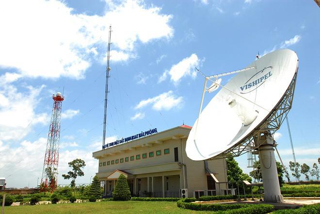 Đài Vệ tinh mặt đất Inmarsat Hải Phòng - Ảnh: Vishipel.