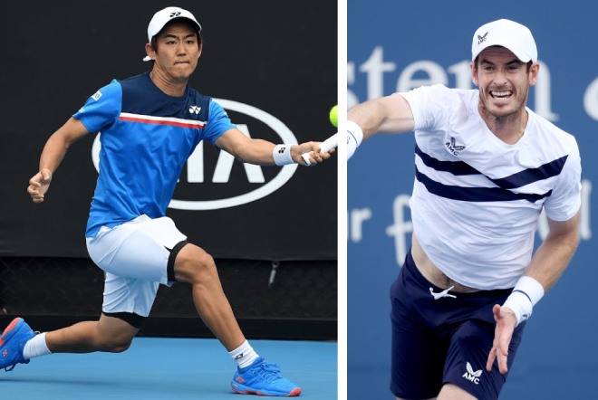 Murray chạm trán tay vợt hơn 67 bậc trên bảng xếp hạng ATP,&nbsp;Yoshihito Nishioka