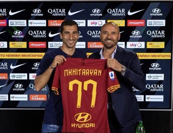 Mkhitaryan chính thức chọn AS Roma là bến đỗ tiếp theo trong sự nghiệp