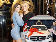 Đời sống Showbiz - Bạn gái Tây được Bùi Tiến Dũng đưa đi chơi bằng xe sang Mercedes