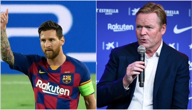 HLV Koeman đã chuẩn bị sẵn cho tương lai không có Messi ở Barca