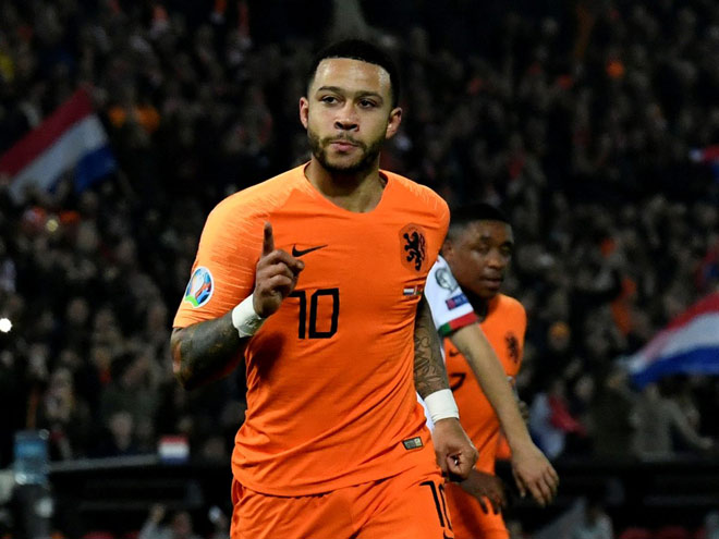 Depay là ngôi sao sáng trên hàng công của đương kim á quân UEFA Nations League - ĐT Hà Lan