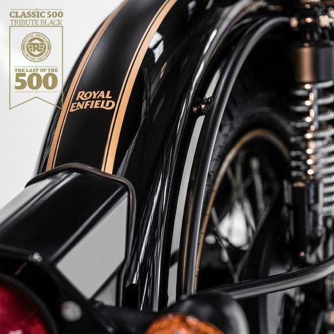 Tuyệt đẹp Royal Enfield Classic 500 Tribute Black Edition mới cứng - 5