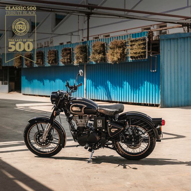 Tuyệt đẹp Royal Enfield Classic 500 Tribute Black Edition mới cứng - 7