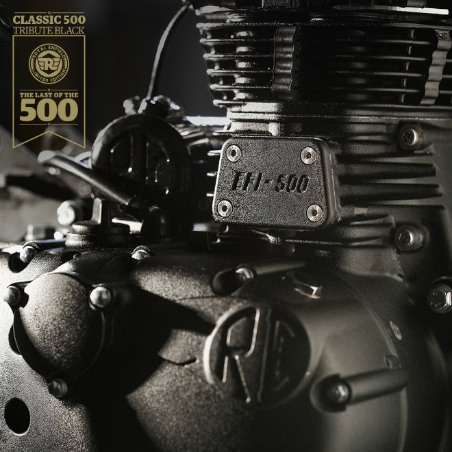 Tuyệt đẹp Royal Enfield Classic 500 Tribute Black Edition mới cứng - 8