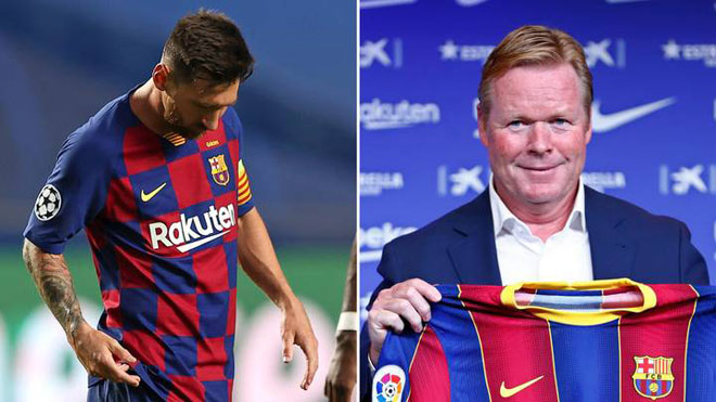 Lionel Messi trở lại Barca để nói chuyện riêng với tân HLV Ronald Koeman chiều nay (7/9)