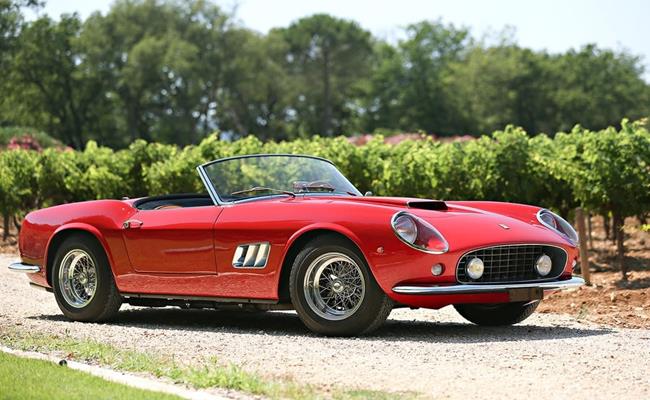 Chiếc xe Ferrari 250 GT SWB California Spider này được Robert Baillon mua lại với ý định trưng bày trong một viện bảo tàng. Khi chủ sở hữu qua đời, chiếc xe này được bán đấu giá vào năm 2015 với mức giá 18,5 triệu USD (42 tỷ đồng).
