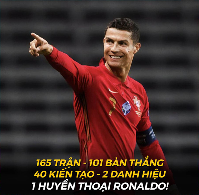 Ronaldo xứng đáng là huyền thoại của Bồ Đào Nha.