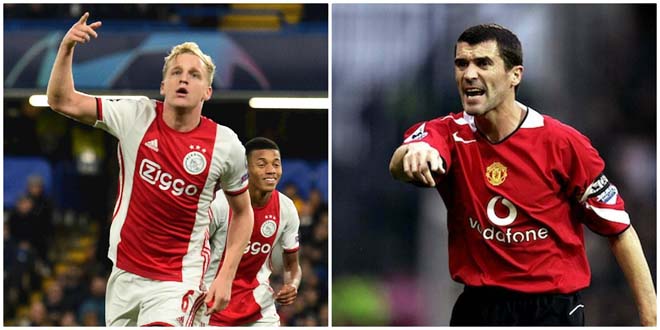 Người hâm mộ MU có thể thấy hình bóng Roy Keane ở Van de Beek