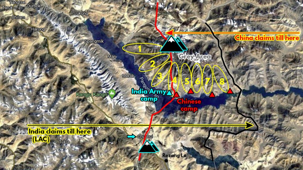 Ấn Độ gần đây đã giành quyền kiểm soát khu vực Finger 4 ở hồ Pangong.