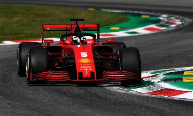 Vettel và Ferrari thất bại tại Monza